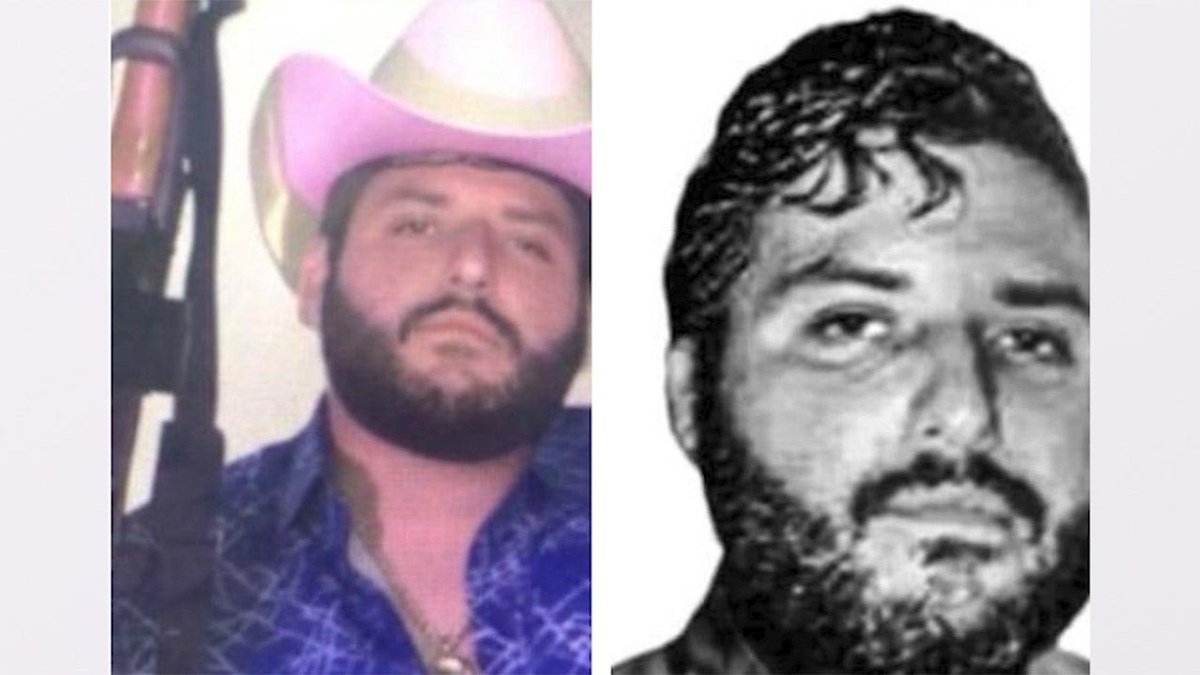 Two side-by-side photos of a bearded man identified by Treasury as Ismael Zambada Sicairos, 'Mayito Flaco'