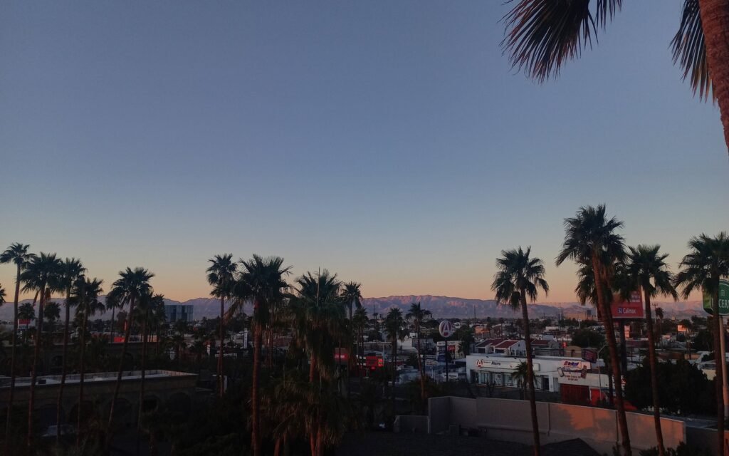 Sunrise over Mexicali, Baja California, 2023
