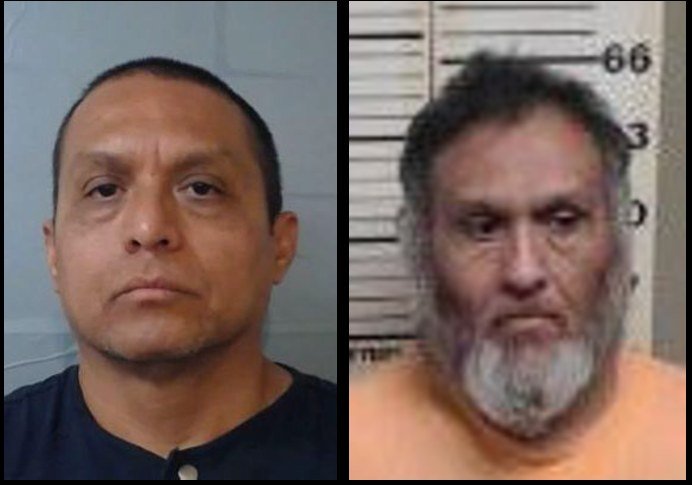 Booking-style photos of two men side by side, identified by the U.S. Treasury as Z-40 and Z-42